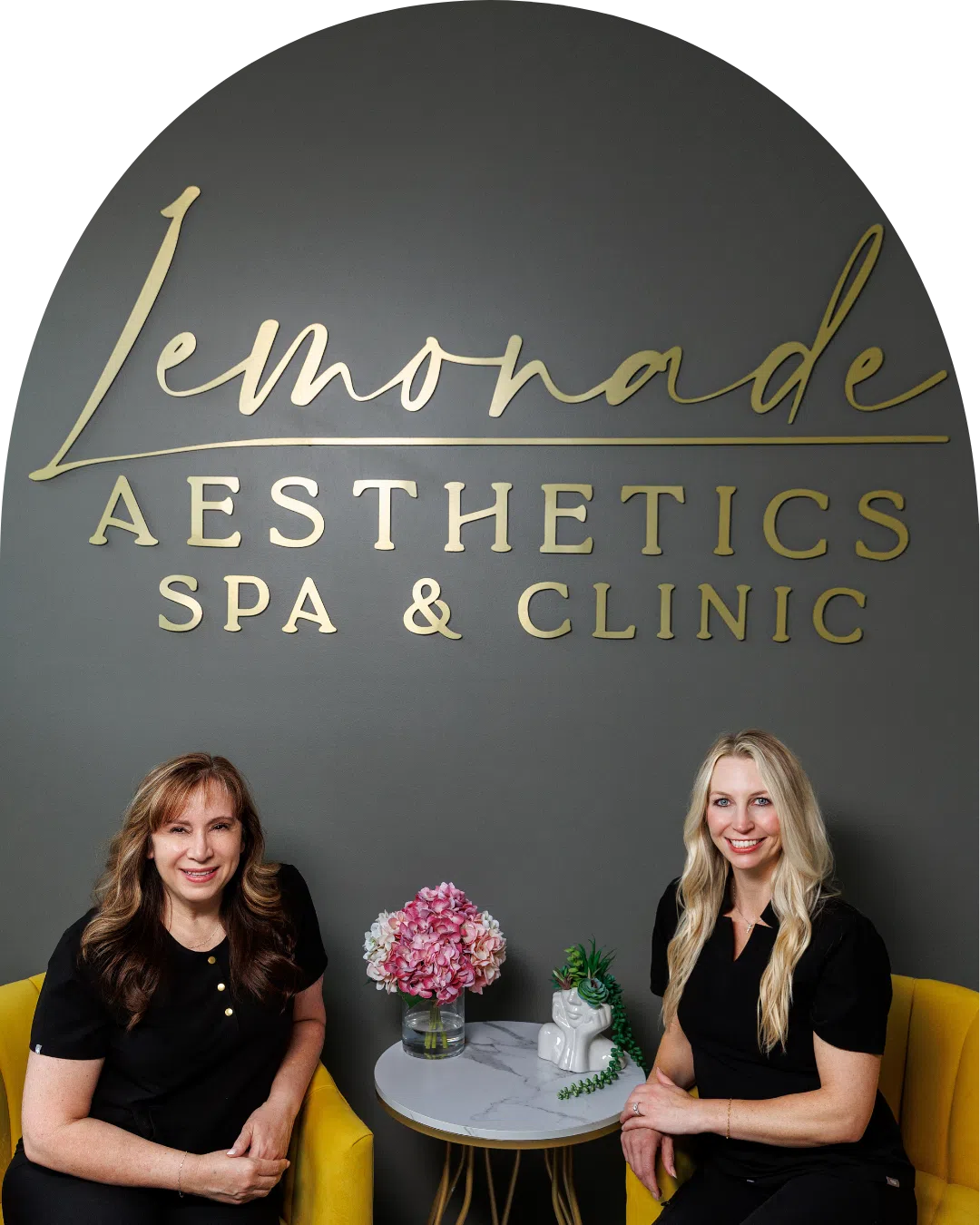 The Lemonade Aesthetics team at their med spa in Manhattan, KS
